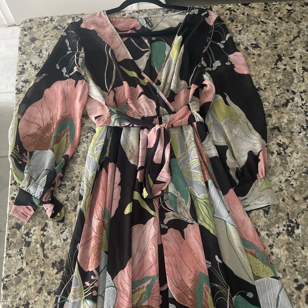 Maxi flower dress